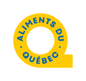 Logo Aliments du Québec – jaune et bleu